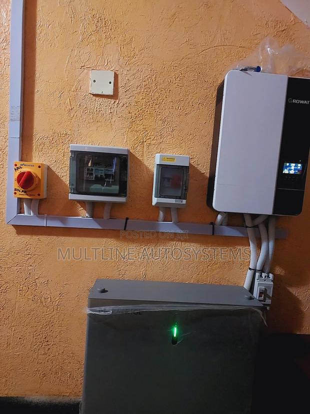 5kw Lithium-Ion Solar Setup - main view