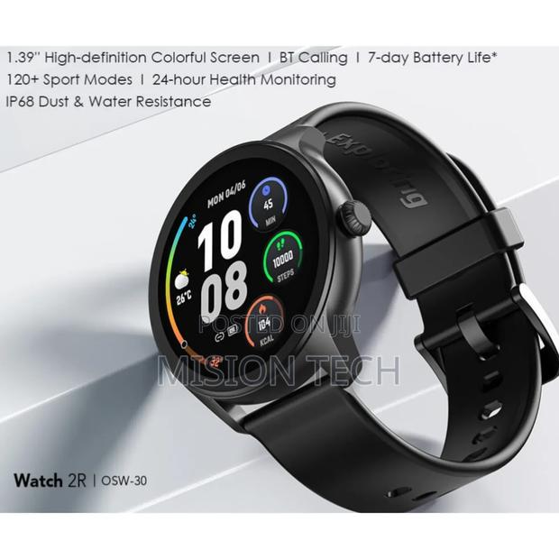 *Oraimo Watch 2r IP68 Smart Watch With Bluetooth Call