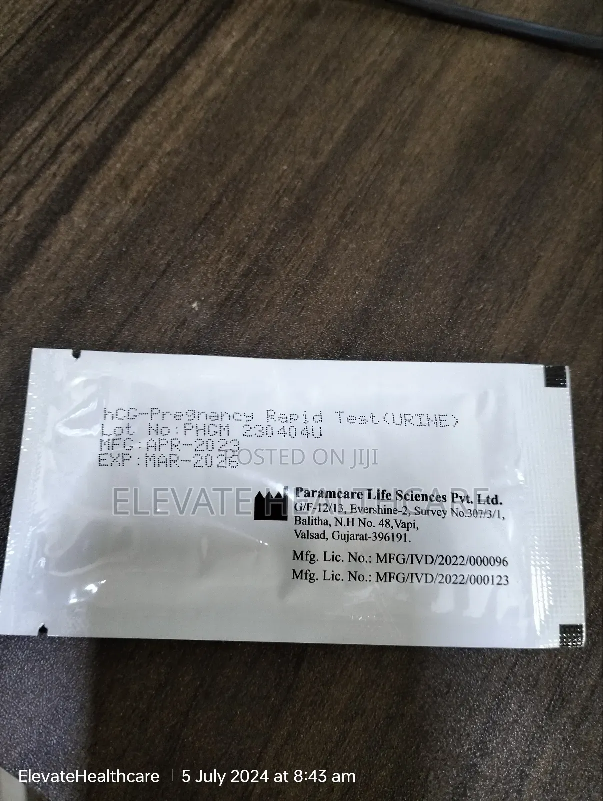 Pregnancy Rapid Test Kit