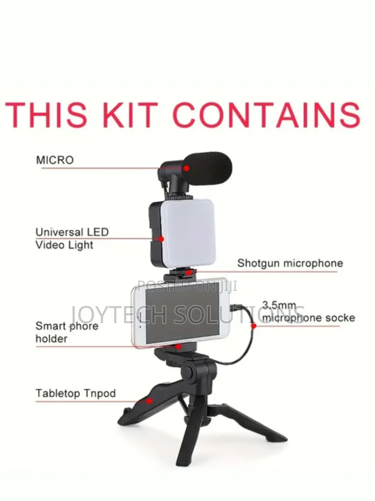 Original High Quality Vlogging Kit for Video Recording
