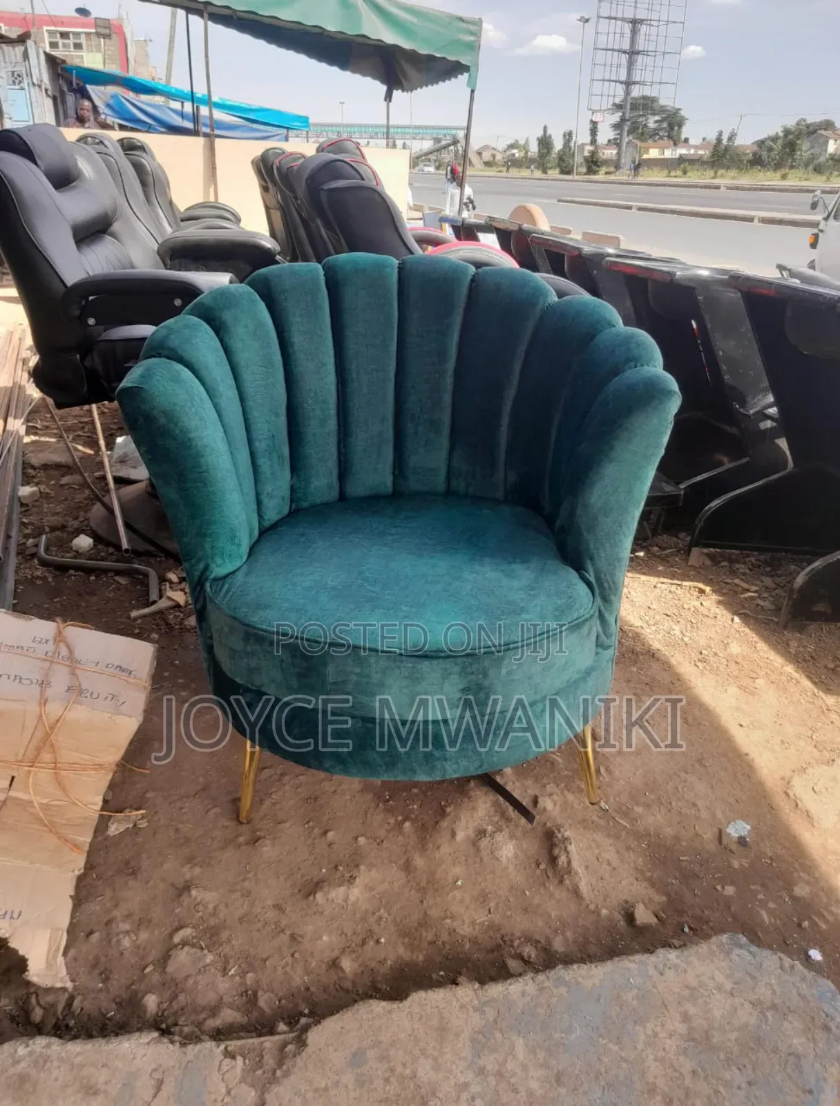 Butterfly Seat or Flower Seat, Green.