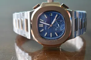 Patek Philippe Aquanaut Blue Dial Two Tone Watch