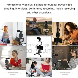 Vlogging Kit for Video Recording Interview Teaching Records