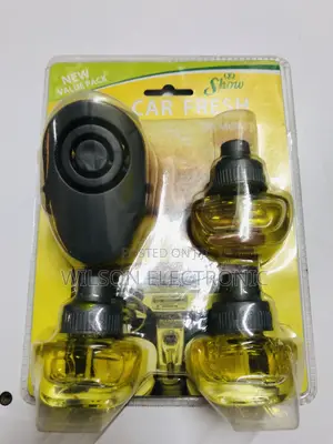 3 in 1 Air Vent Mount Car Air Freshener. Lemon/Strawberry