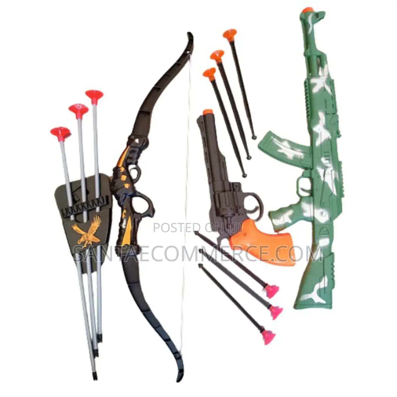 Gun,Bow and Arrow Set for Kids