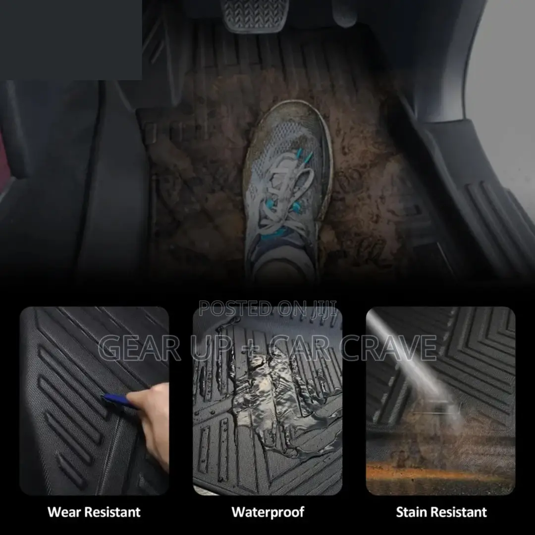 V8 Land Cruiser Lc 200 Series Rubber 3d Floor Mat Carpet