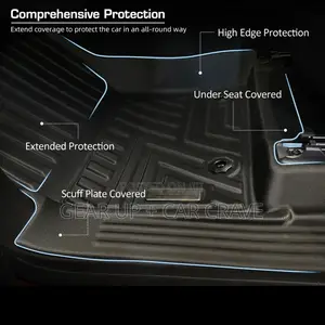 V8 Land Cruiser Lc 200 Series Rubber 3d Floor Mat Carpet