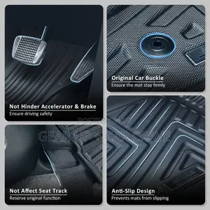 V8 Land Cruiser Lc 200 Series Rubber 3d Floor Mat Carpet