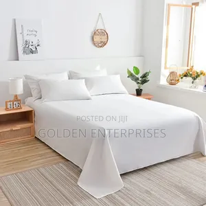 4pcs  Cotton Bedsheet Set, 2 Pillowcases, 2bedsheets