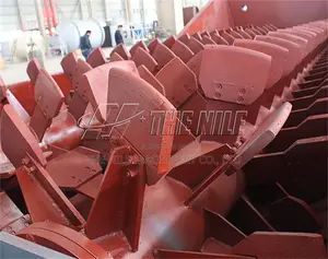 River Stone Gravel Ore Single Spiral Sand Washing Plant