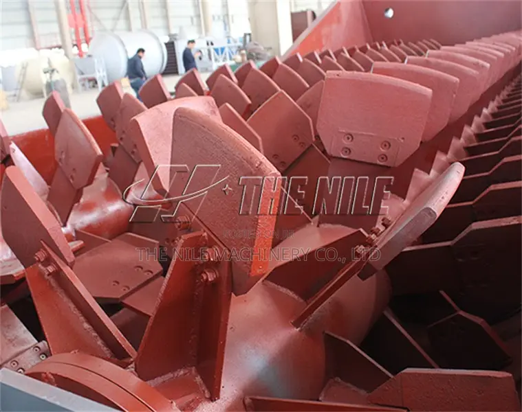 River Stone Gravel Ore Single Spiral Sand Washing Plant