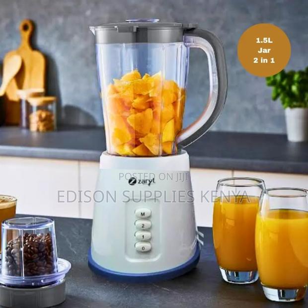 Blender Grinder Zaryt Blender With Grinder 1.5L With Pulse
