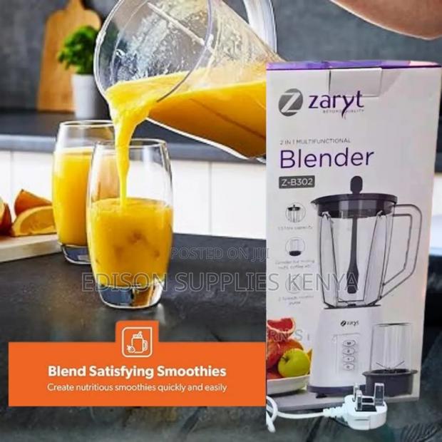 Blender Grinder Zaryt Blender With Grinder 1.5L With Pulse - thumbnail 2