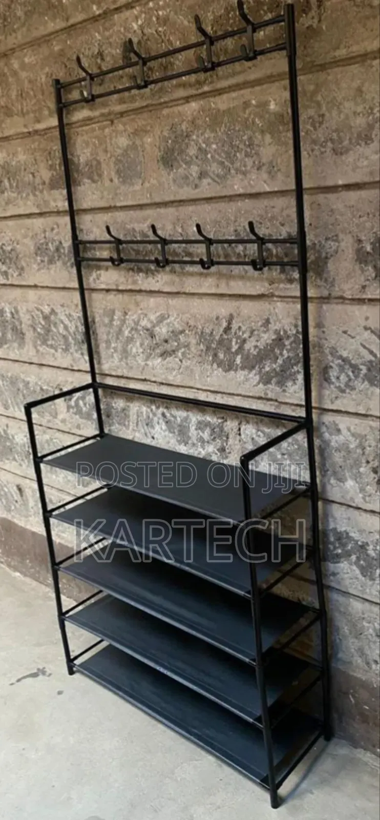 Shoe Rack Organizer With Hanger - 5 Layer