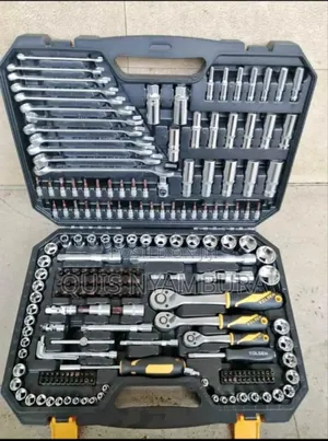 Socket Wrench With Spanner Set.Toolbox
