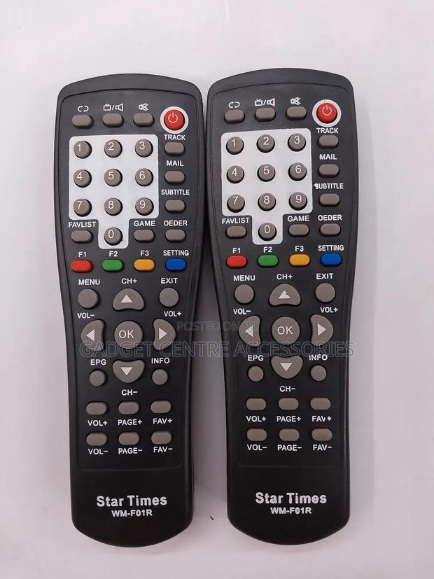 Startime Decoder Remote - main view