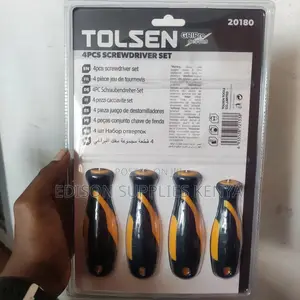 Screwdriver Set With Magnetised Tips Tolsen Screwdriver Set