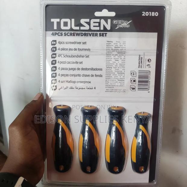 Screwdriver Set With Magnetised Tips Tolsen Screwdriver Set - thumbnail 3