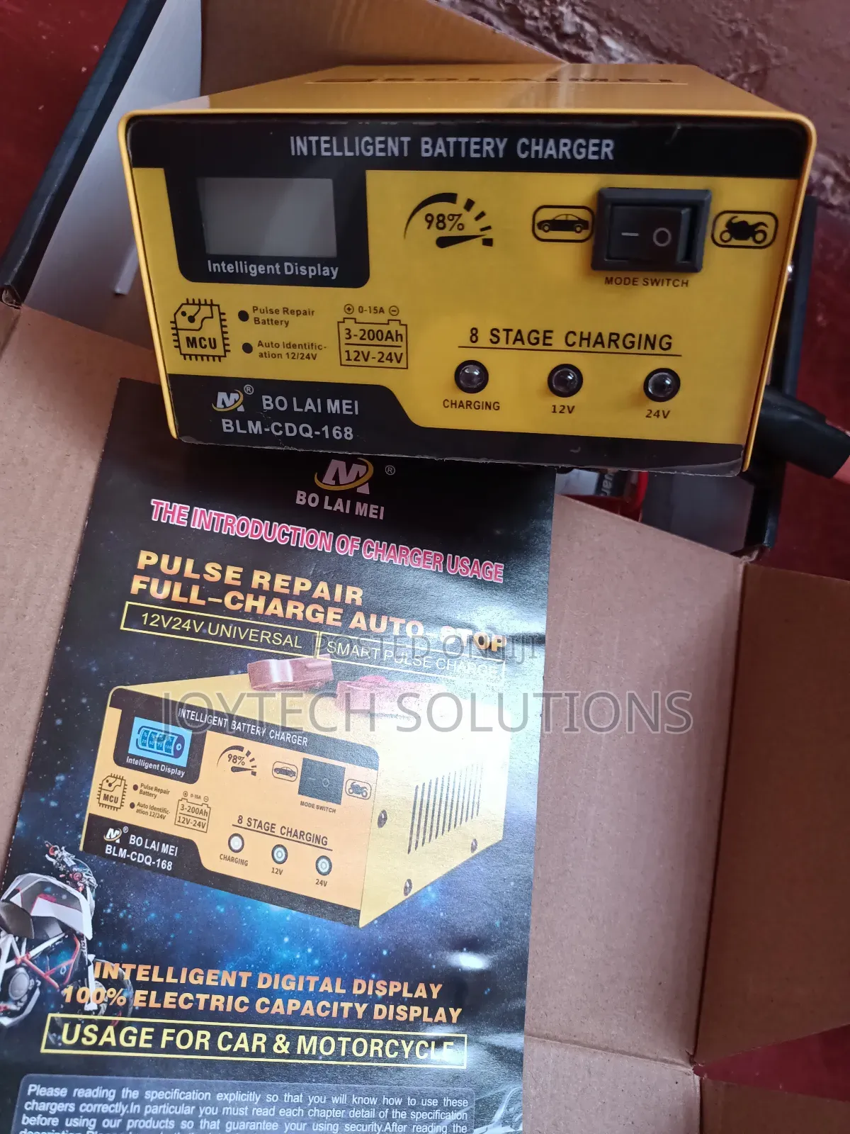 New Original BLM Car Battery Charger 12-24v