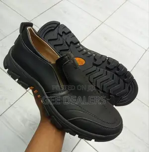 Laceless Men Casual Shoes >Leather Men Shoes