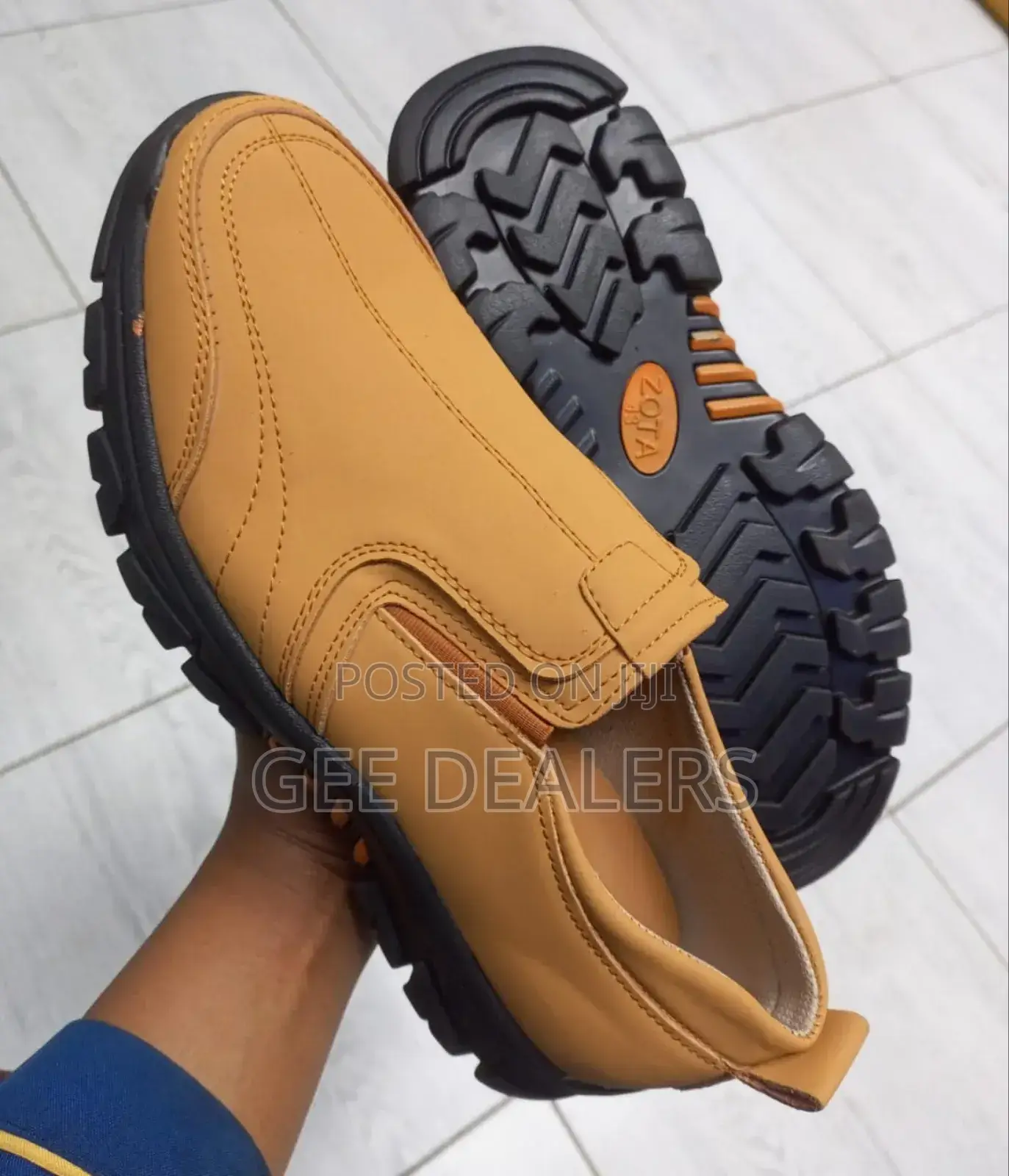 Laceless Men Casual Shoes >Leather Men Shoes