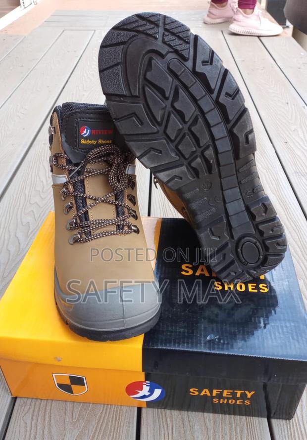 Safety Boot/High View Safety Boot. Brown - thumbnail 2