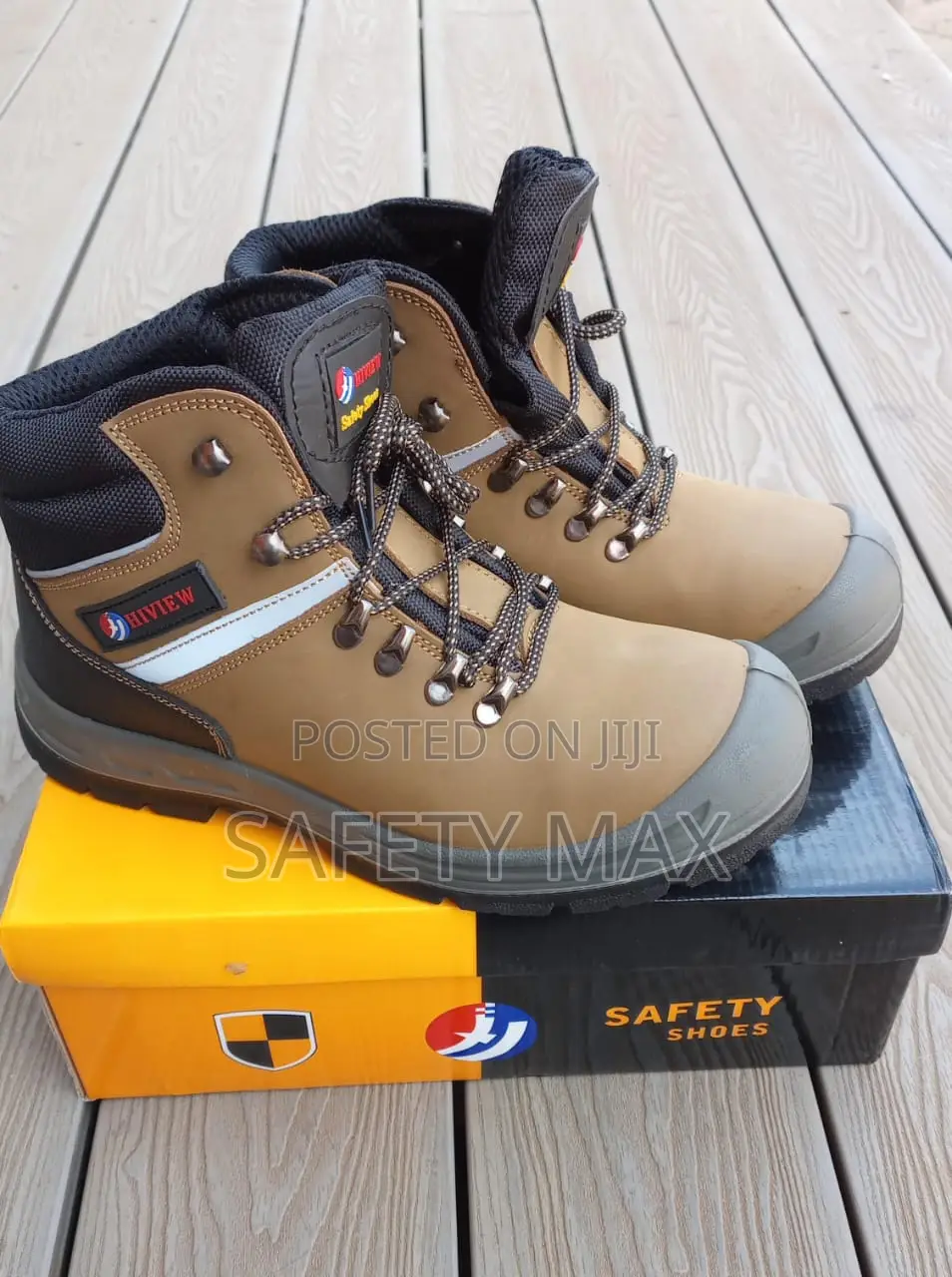 Safety Boot/High View Safety Boot. Brown