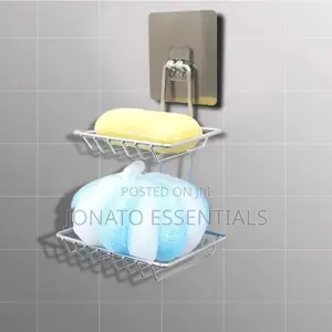Stainless Steel Double Soap Dish Holder