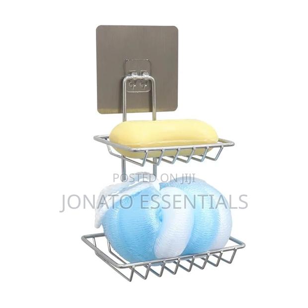 Stainless Steel Double Soap Dish Holder