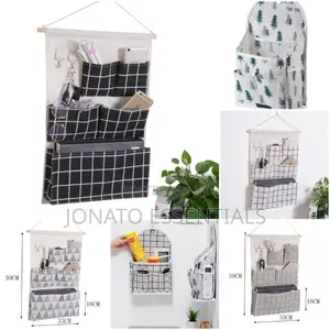 5 Pocket Wall Hanging Storage Bag Organizer