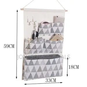 5 Pocket Wall Hanging Storage Bag Organizer