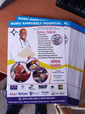 Flyers Printing for Hospitals, Business, Companies Etc
