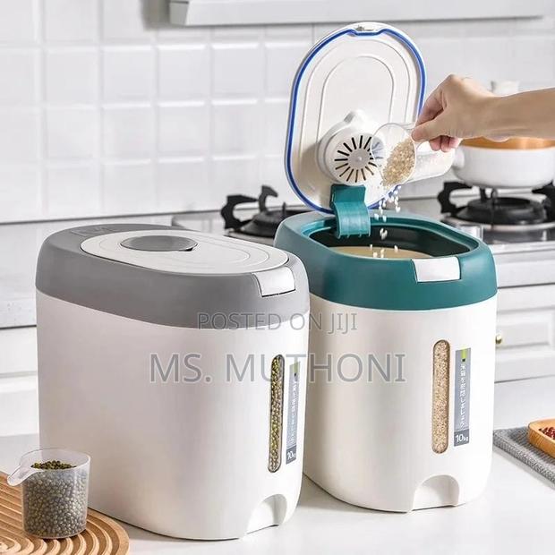 10kgs Storage Containers ☆Available in Grey and Green - thumbnail 4