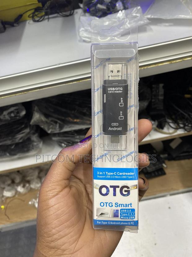 3 in 1 Otg Smart Type C Card Reader - thumbnail 4