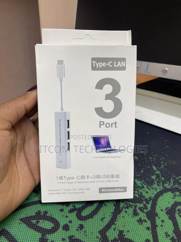 1 Port Type -C Adapter With 3 Port USB HUB - main view