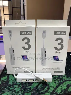 1port USB Ethernet With 3 USB HUB