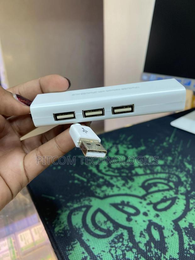 1port USB Ethernet With 3 USB HUB - thumbnail 2