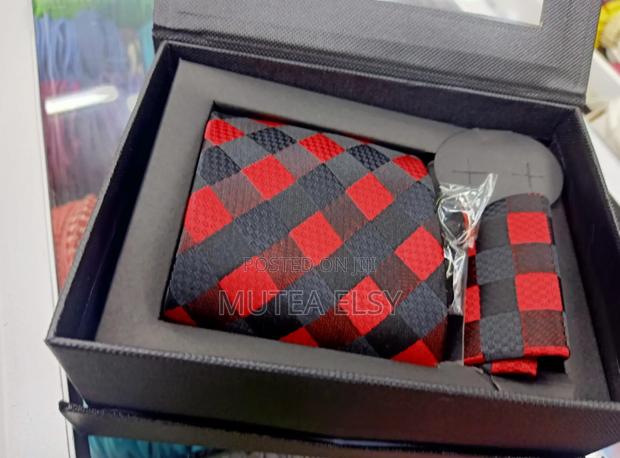 Red Black Official Tie Sets - thumbnail 2