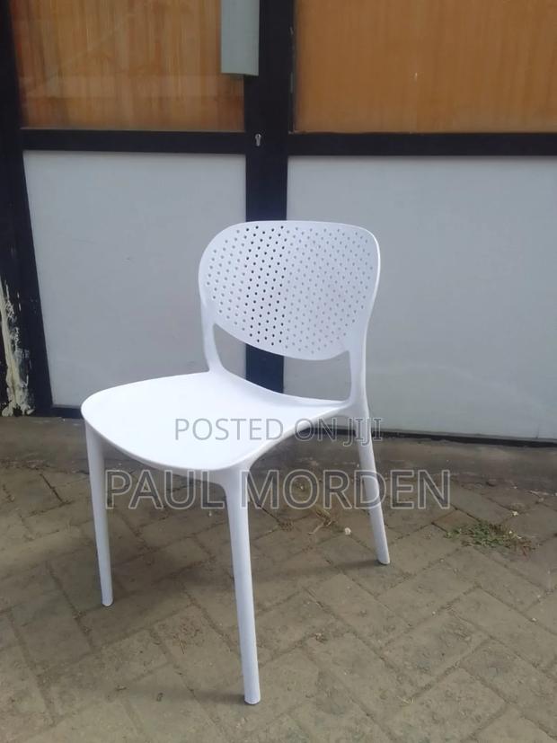 White Plastic Office Chair
