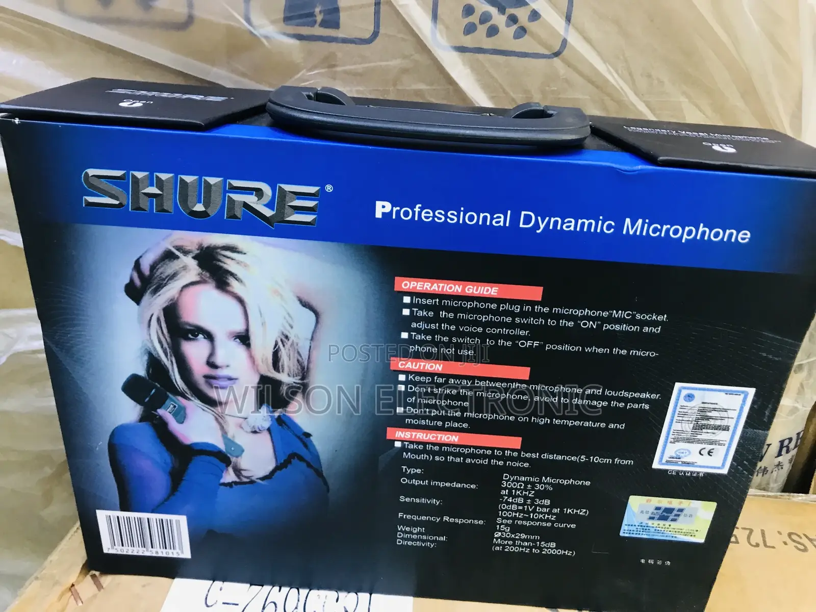 Shure Professional Dynamics Microphone