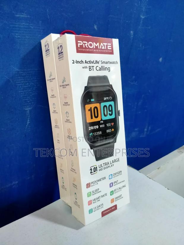 Promate Xwatch-b2 Smartwatch With BT Calling - thumbnail 2