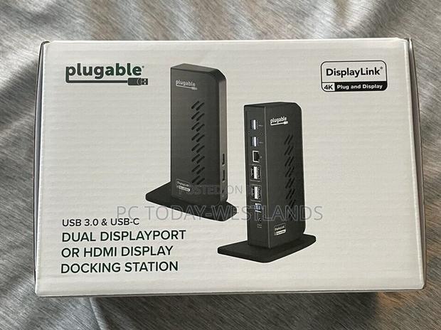Plugable USB 3.0 and USB-C Dual Display Docking Station - thumbnail 2