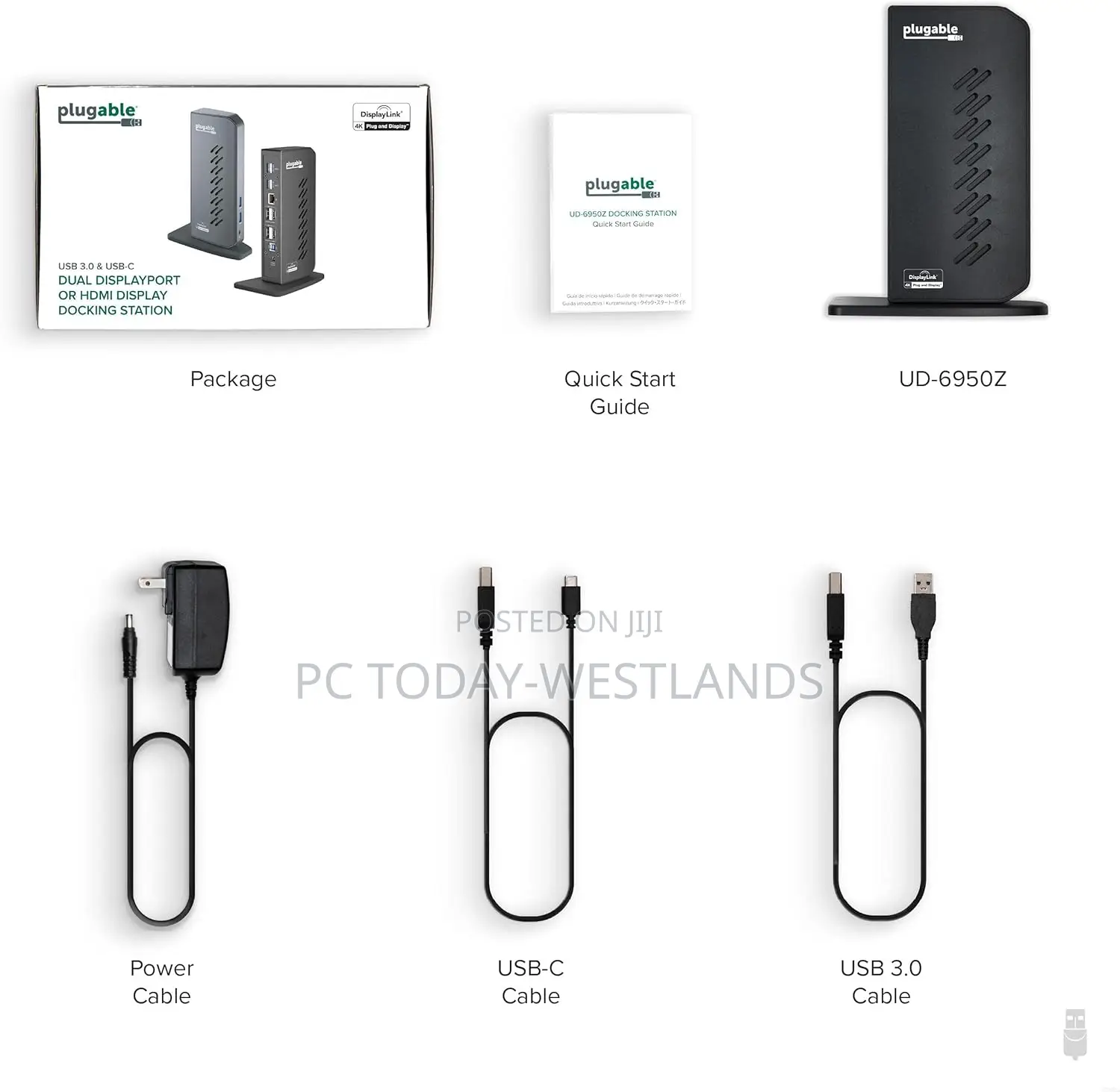 Plugable USB 3.0 and USB-C Dual Display Docking Station