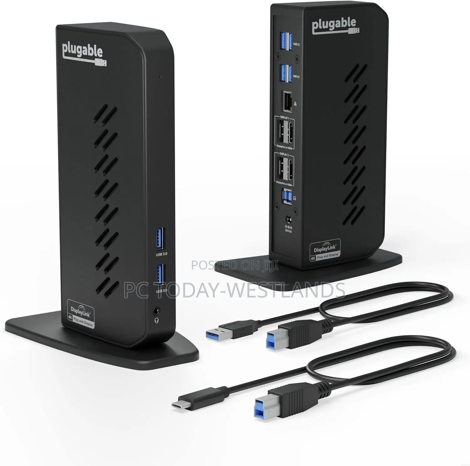 Plugable USB 3.0 and USB-C Dual Display Docking Station