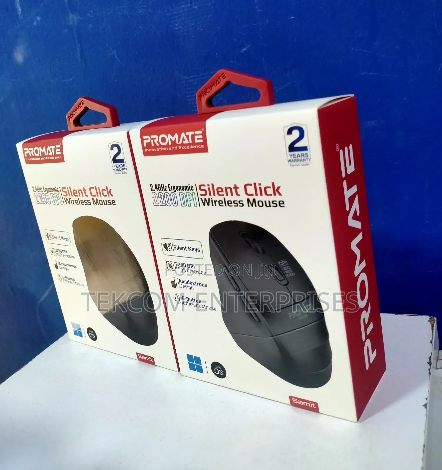 Promate SAMIT Ergonomic Mouse Wireless