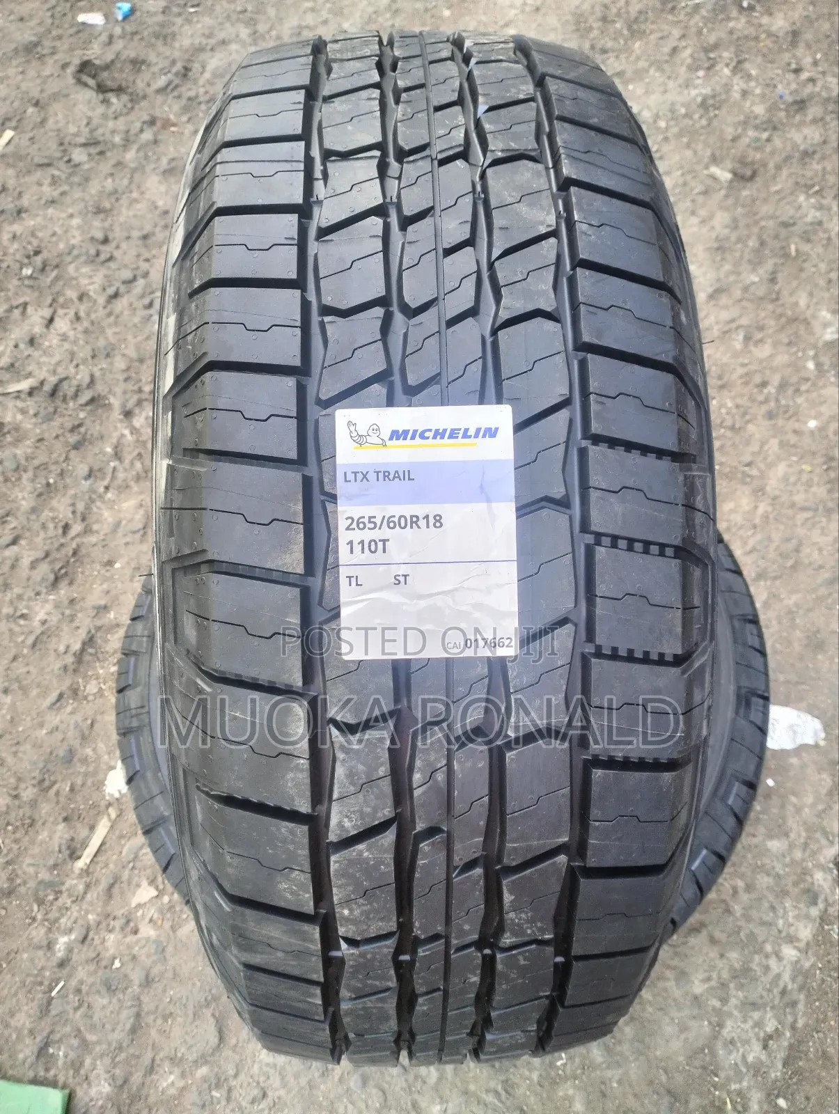 265/60r18 Michelin Tyre (LTX Trail