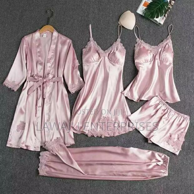 Pink 5pc Pajama Set - thumbnail 3