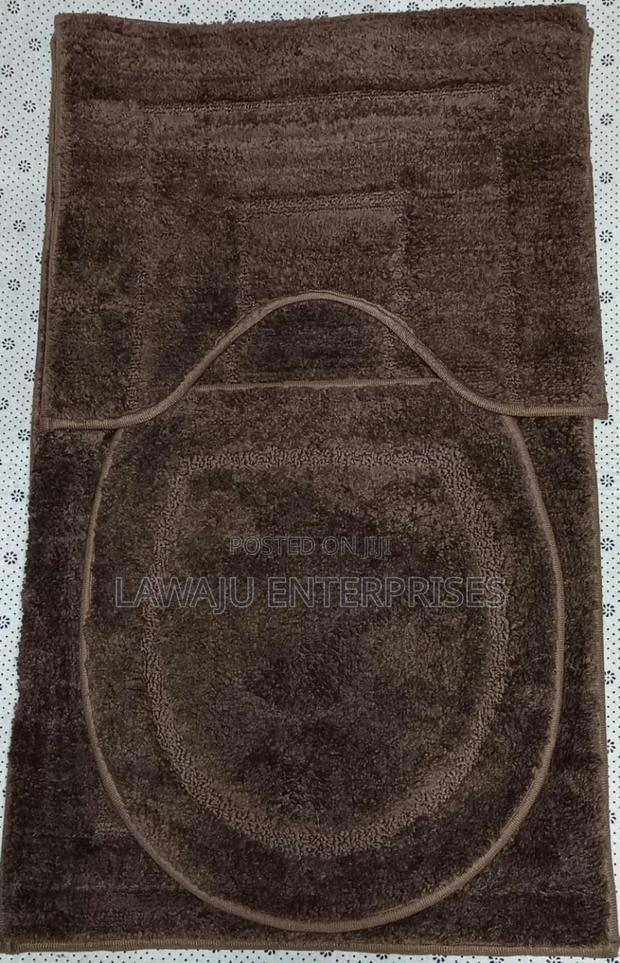 Dark Brown Nonslip Bathroom Mats