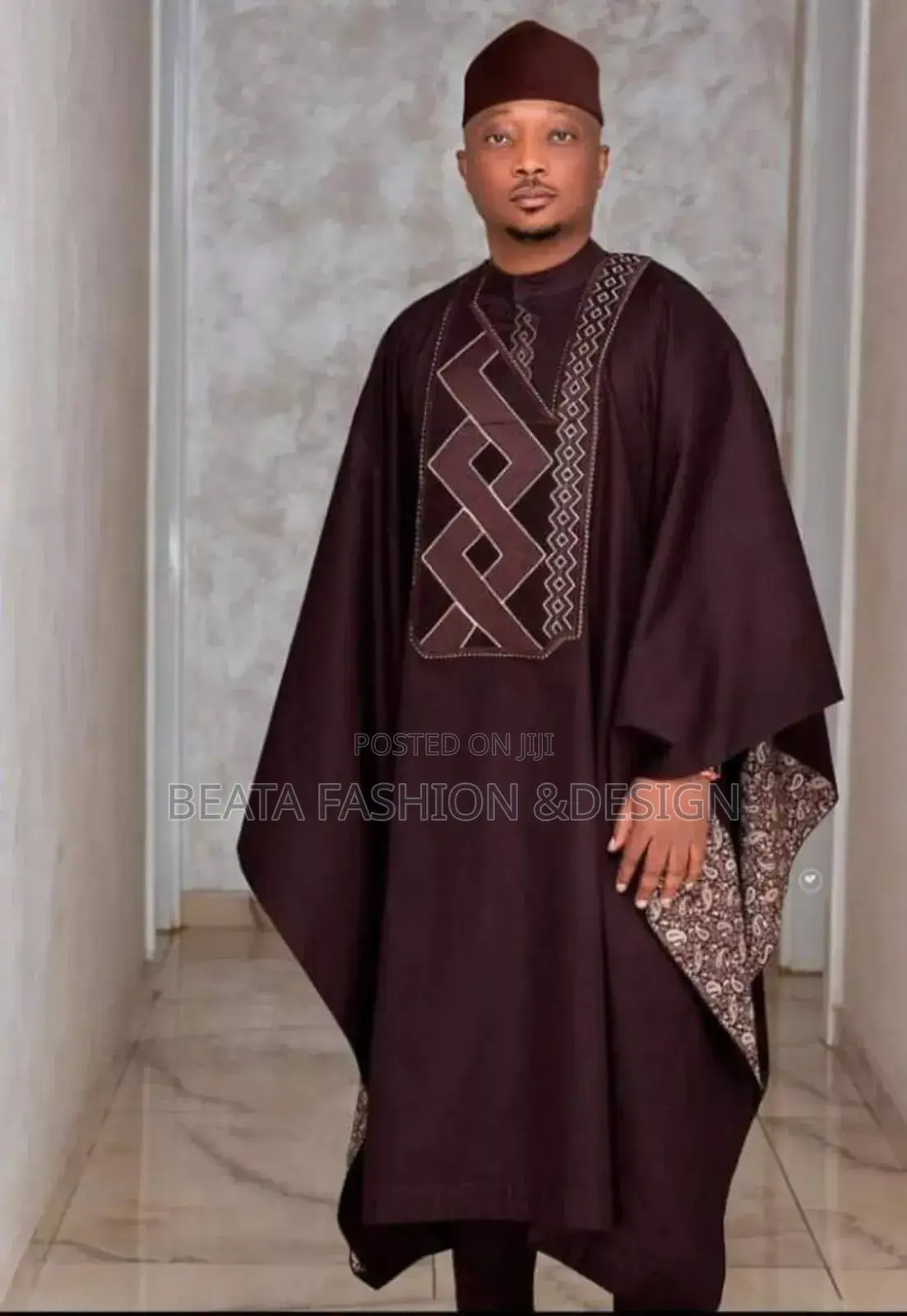 3 Piece Agbada for Men