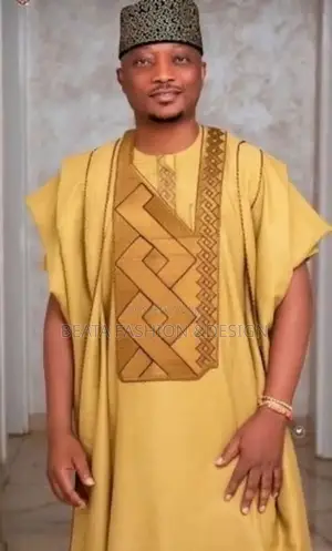 3 Piece Agbada for Men